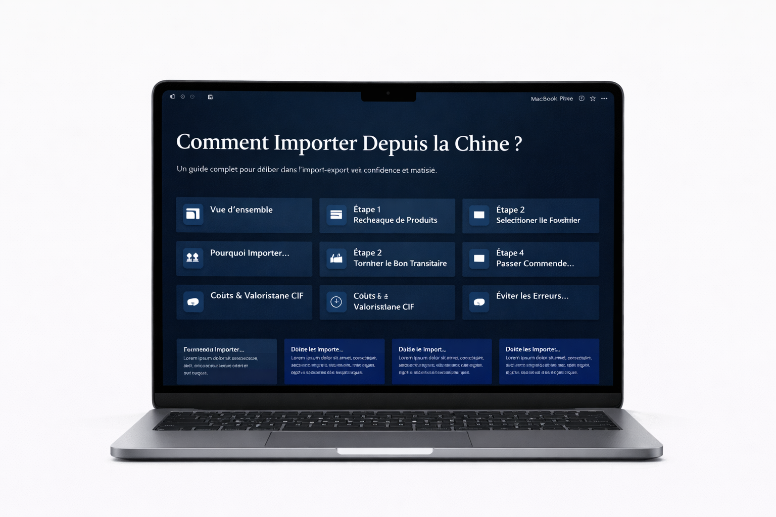 Première Importation Réussie