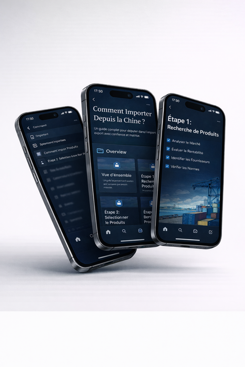 Première Importation Réussie